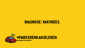 VakVrees kaartje: Diagnose: Vakvrees